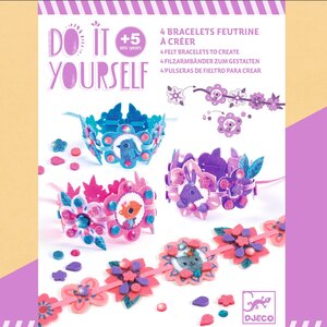 Djeco DIY - 4 armbandjes om te maken 'Beste vrienden' (+5j)