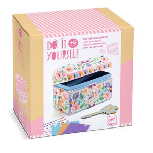 Djeco DIY - Schatkist decoreren 'kostbare schatten' (+5j)