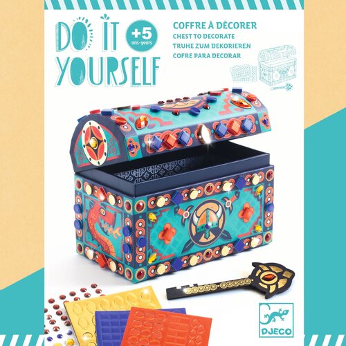 Djeco DIY - Schatkist decoreren 'Superschat' (+5j)