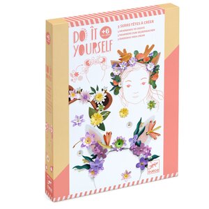 Djeco DIY - 3 hoofdbanden om te maken 'bloemenvrienden' (+6j)