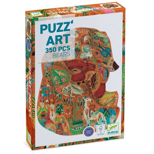 Djeco Puzzel - Puzz' Art 'Beren' 350st. (+7j)