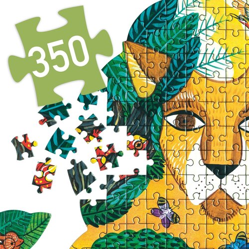 Djeco Puzzel - Puzz' Art 'Leeuw' 350st. (+7j)