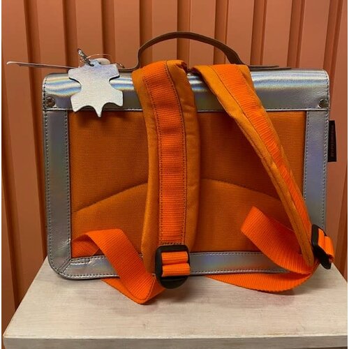 Own Stuff Own Stuff boekentas kleuterschool met klassieke sluiting - silver
