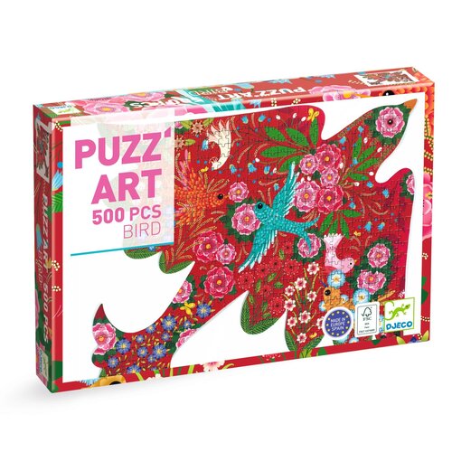 Djeco Puzzel - Puzz' Art 'Vogel' 500st. (+8j)