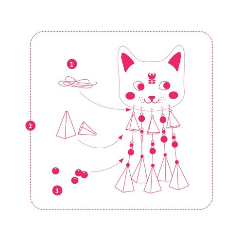 Djeco DIY - Windmobiel 'Kitty' (+5j)