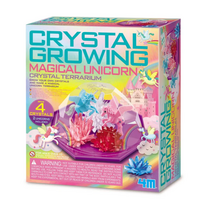 Crystal Growing - Magical Unicorn Crystal Terrarium