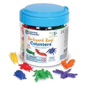 Learning Resources Backyard Bugs™ Counters 72pcs