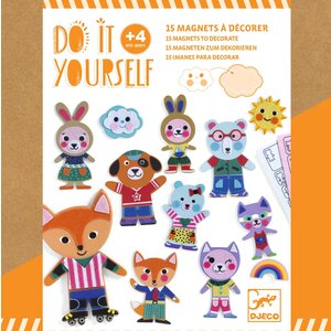 Djeco DIY -  Magneten versieren "Funky family" (+4j)