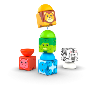 geomag Magicube - Blocks Stacking Safari 10 pcs