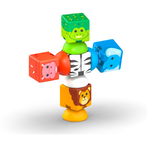 geomag Magicube - Blocks Stacking Safari 10 pcs