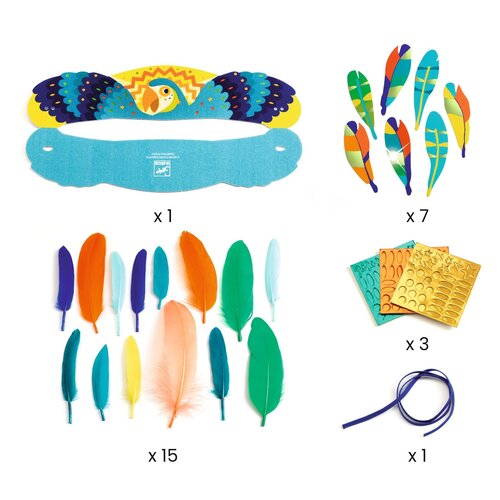 Djeco DIY - Maak je eigen indianenkroon (+5j)