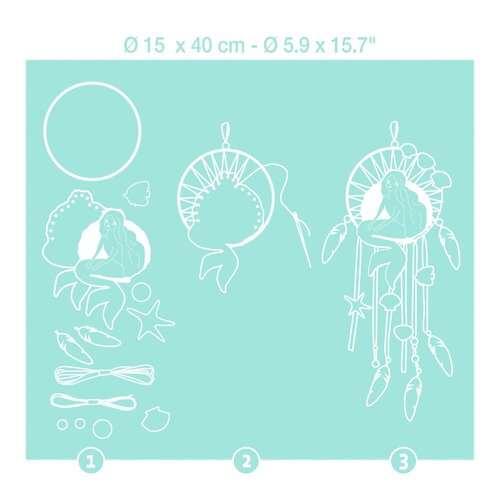 Djeco DIY - Dromenvanger 'zeemeermin' (+7j)
