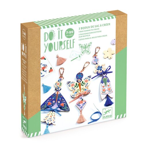 Djeco DIY - Sleutelhangers maken 'Vlinders' (+7j)