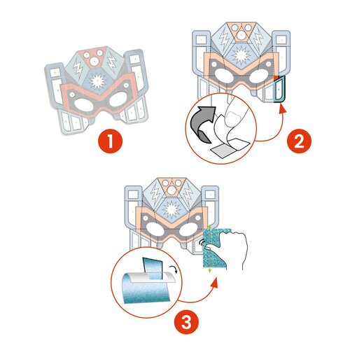 Djeco DIY - Maskers maken 'Robots' (+5j)