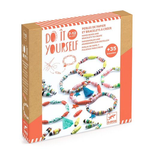 Djeco DIY - Armbandjes van papier 'knal en pittig' (7-12j)