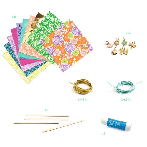 Djeco DIY - Armbandjes van papier 'chic en goudkleurig' (7-12j)