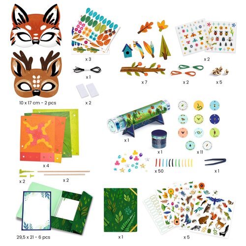 Djeco DIY - Multi-activiteiten knutseldoos 'nature' (+5j)