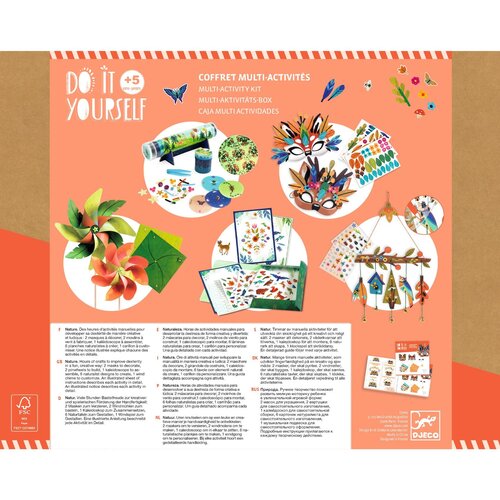 Djeco DIY - Multi-activiteiten knutseldoos 'nature' (+5j)