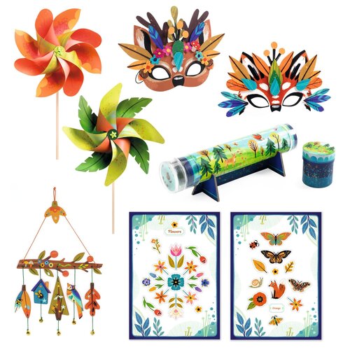Djeco DIY - Multi-activiteiten knutseldoos 'nature' (+5j)