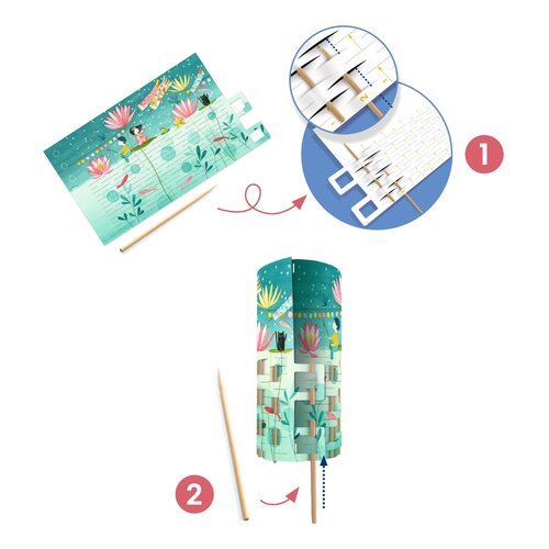 Djeco DIY  - Windlicht maken 'vuurvliegjesdans' (+7j)