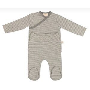 North Baby ORGANIC SET T-SHIRT AND LEGGINGS GRAY