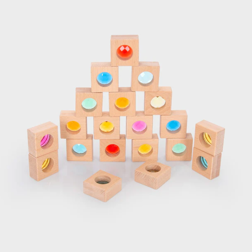 Tickit Houten Kaleidoscoop Blokken (20st.)