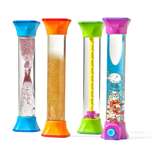 Learning Resources Sensory Fidget Tubes, Set of 4