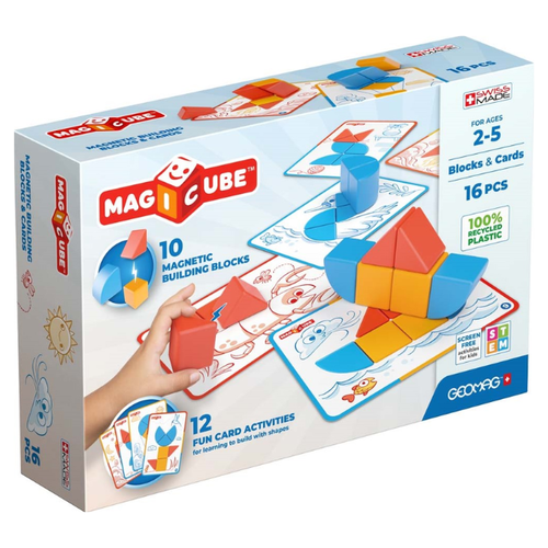 geomag Magicube - Shapes Blocks & Cards 16pcs