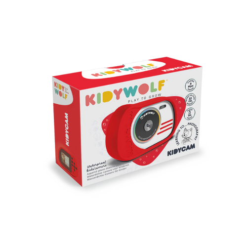 kidywolf KIDYCAM - Waterdichte camera rood