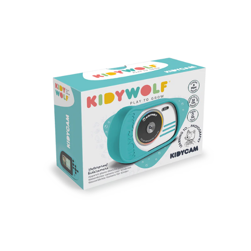 kidywolf KIDYCAM - Waterdichte camera cyaan