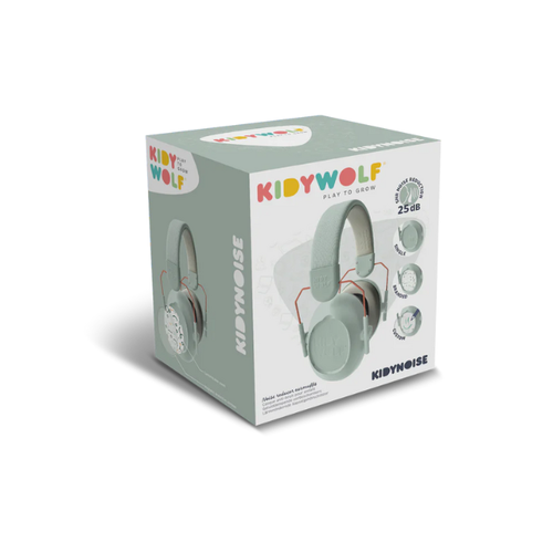 kidywolf KIDYNOISE - Hoofdtelefoon met ruisonderdrukking groen
