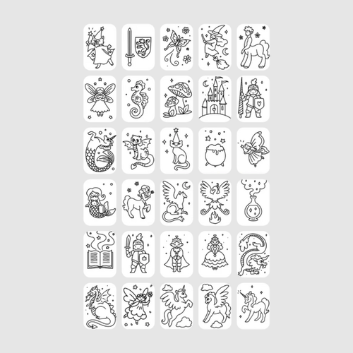kidywolf REFILL KIDYDRAW-MINI - Sprookjes en Dieren