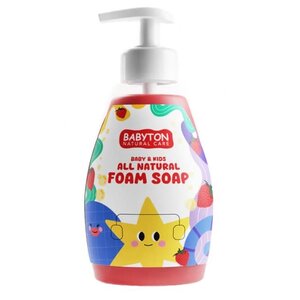 babyton Natuurlijke Schuimende Handzeep Aardbei 350ml