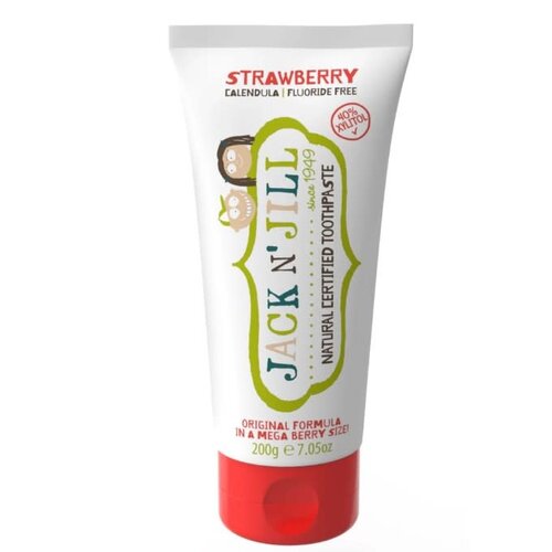 Jack N' Jill Toothpaste Natural Strawberry Mega Berry 200g Jack N' Jill Toothpaste Natural Strawberry Mega Berry 200g