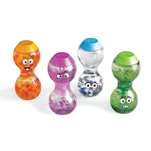 Hand2mind Express Your Feelings® Sensory Bottles - Opgewonden, nerveus, eenzaam & ongeduldig Hand2mind Express Your Feelings® Sensory Bottles - Opgewonden, nerveus, eenzaam & ongeduldig