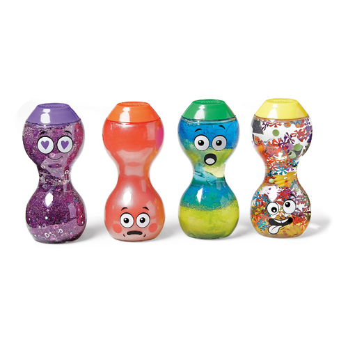 Hand2mind Express Your Feelings® Sensory Bottles - Verlegen, gek, verrast & geliefd Hand2mind Express Your Feelings® Sensory Bottles - Verlegen, gek, verrast & geliefd