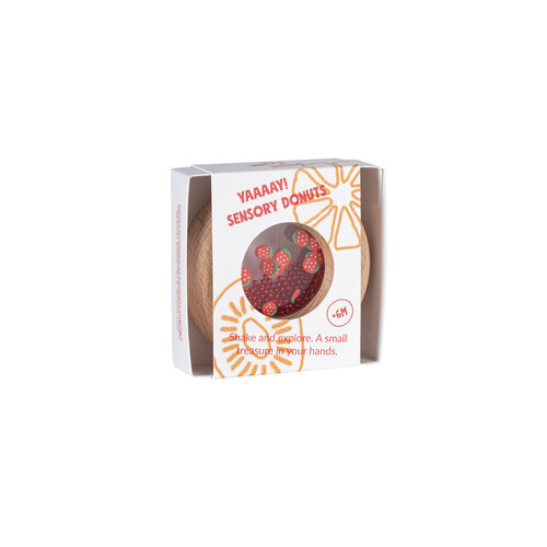 Petit Boum Sensorische Donut - Aardbei Petit Boum Sensorische Donut - Aardbei