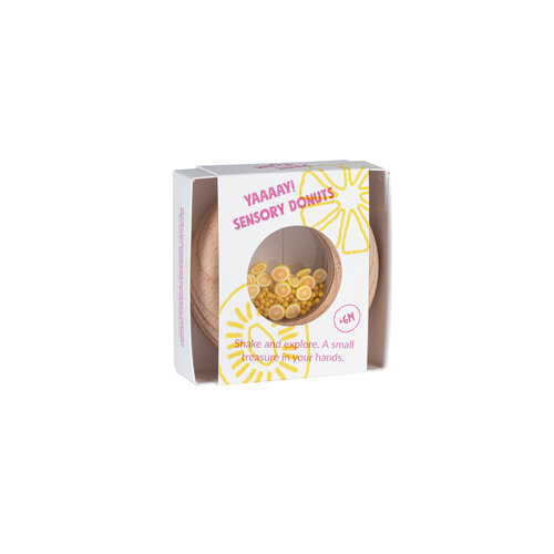 Petit Boum Sensorische Donut - Citroen Petit Boum Sensorische Donut - Citroen