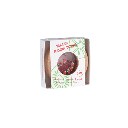 Petit Boum Sensorische Donut - Watermeloen Petit Boum Sensorische Donut - Watermeloen