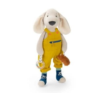 Moulin Roty Large activity dog Puce & Pilou
