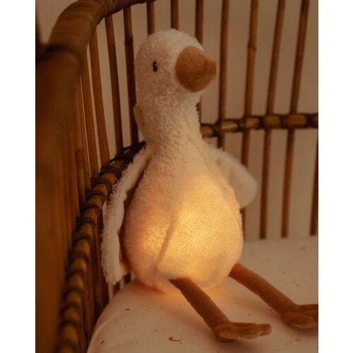 Little Dutch Knuffelgans Licht & Geluid - Wit - Little Goose Little Dutch Knuffelgans Licht & Geluid - Wit - Little Goose