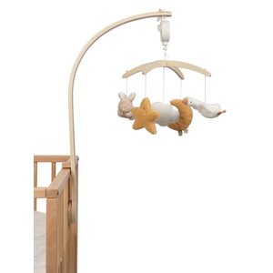Little Dutch Houten muziekmobiel - Beige - Newborn Naturals