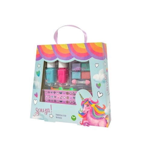 Souza Make-up set ogen & nageltjes Eenhoorn (1 stuk)