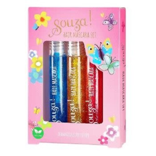 Souza Haar Mascara set, 3 kleuren