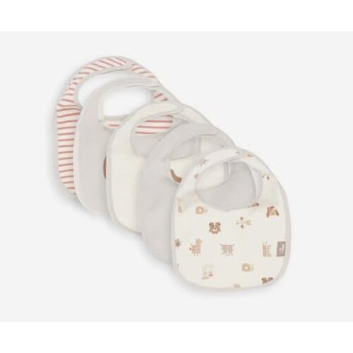 Jollein Slab Jersey Waterproof - Animal Friends - 5 Stuks Jollein Slab Jersey Waterproof - Animal Friends - 5 Stuks