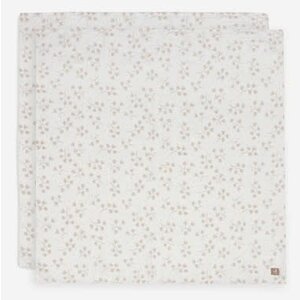Jollein Hydrofiele Doek Large 115x115cm - Leafy Dreams - 2 Stuks