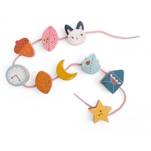 Moulin Roty Lacing bead set Après la Pluie Moulin Roty Lacing bead set Après la Pluie