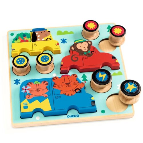 Djeco Puzzel & Rol Kleur