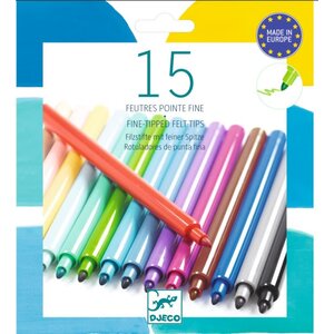 Djeco 15 Viltstiften (+6j)