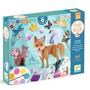 Djeco Knutseldoos - 6 activiteiten 'Fluffy box' (6-10j)